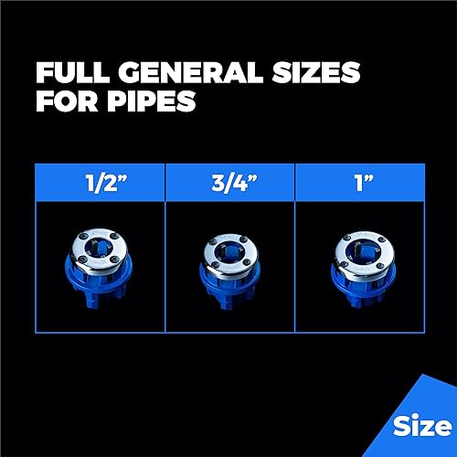 Miniatura 7 de Troqueles de la máquina de roscar del tubo, 12"-34", para Ridgid