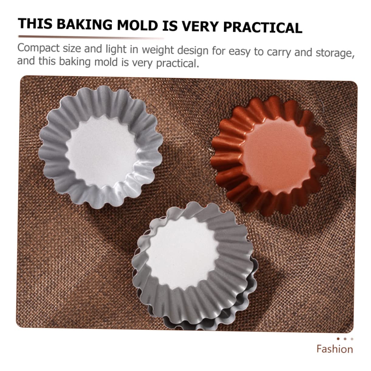 MAGICLULU Lot De 4 Moules À Et À Muffins Outil De Cuisson Multifonction Conductivité Thermique 6 Pièces X 4