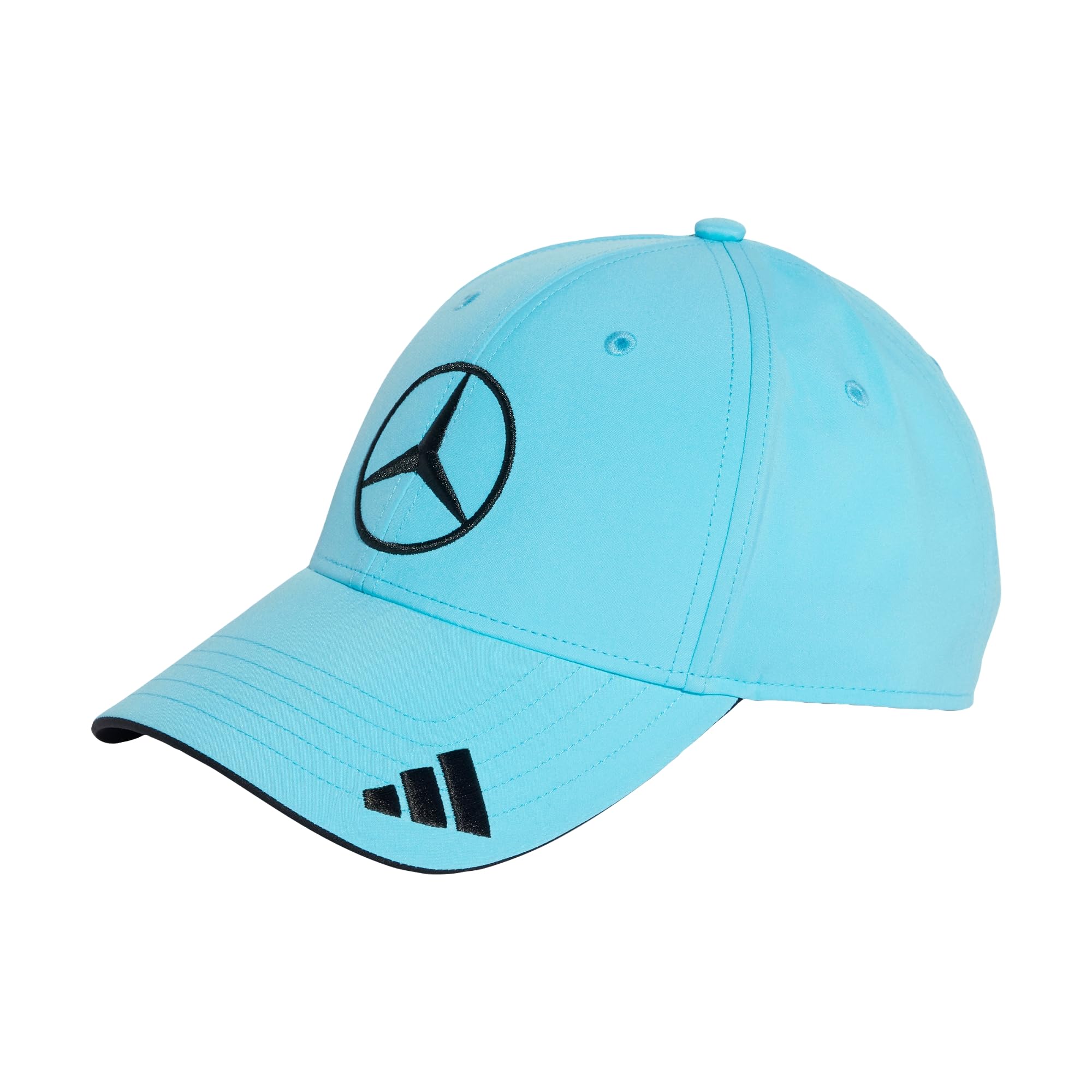 adidas Unisex Mercedes - AMG Petronas Formula ONE Team Driver Cap, Samba Blue/Black, L