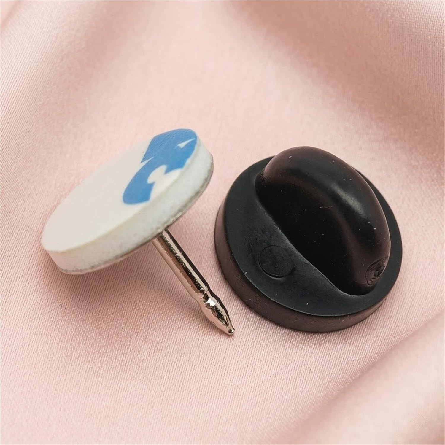300 Set Butterfly Pin Backs with Locking Clasps, Adhesive Jewelry Clutch