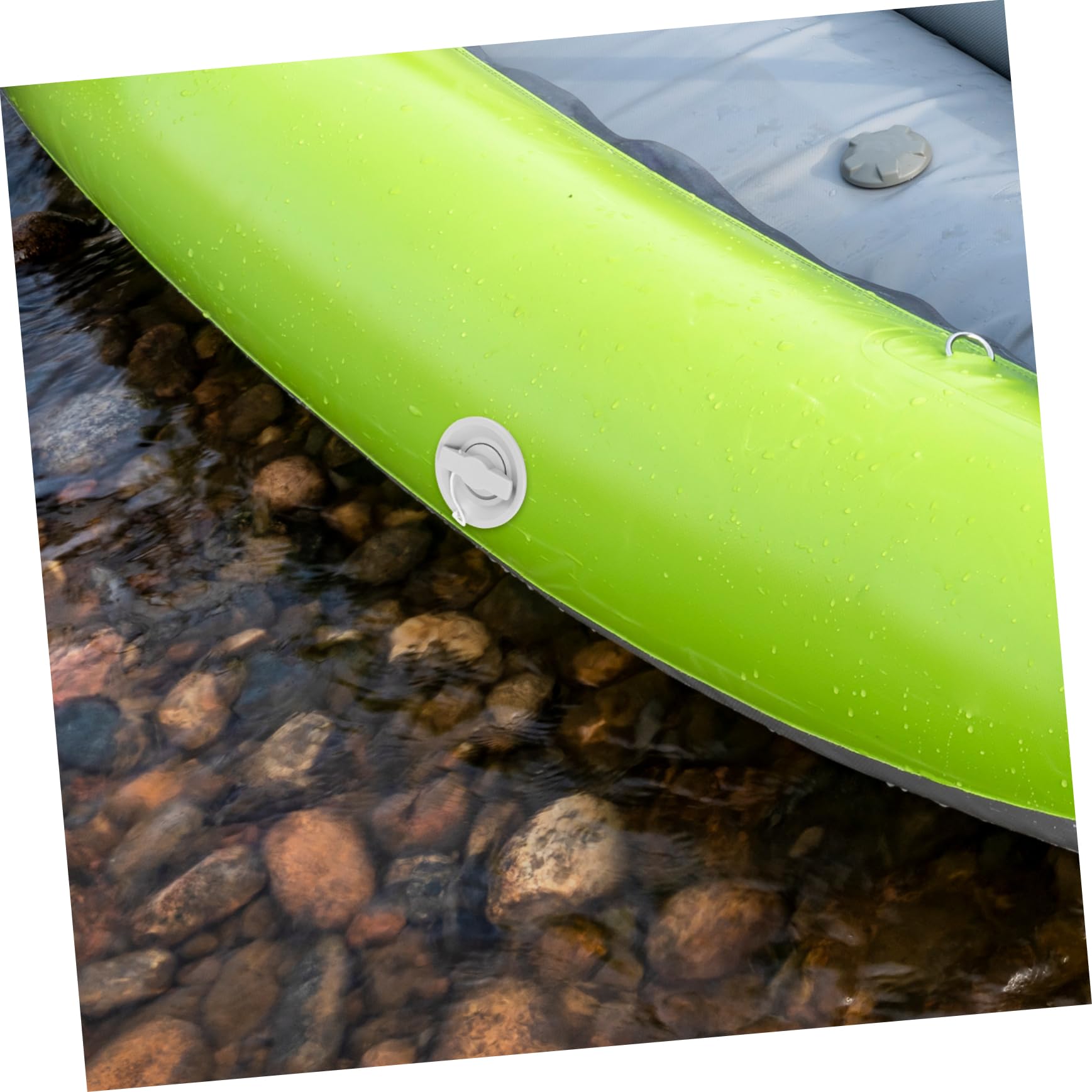 Kisangel Valvola per Gommone Aria Chiave Barca Accessori per Barche Marine Gonfiabile Sicurezza Accessori in Kayak Gonfiabili Kit Trop Kayak Adattatore per Kayak Plastica