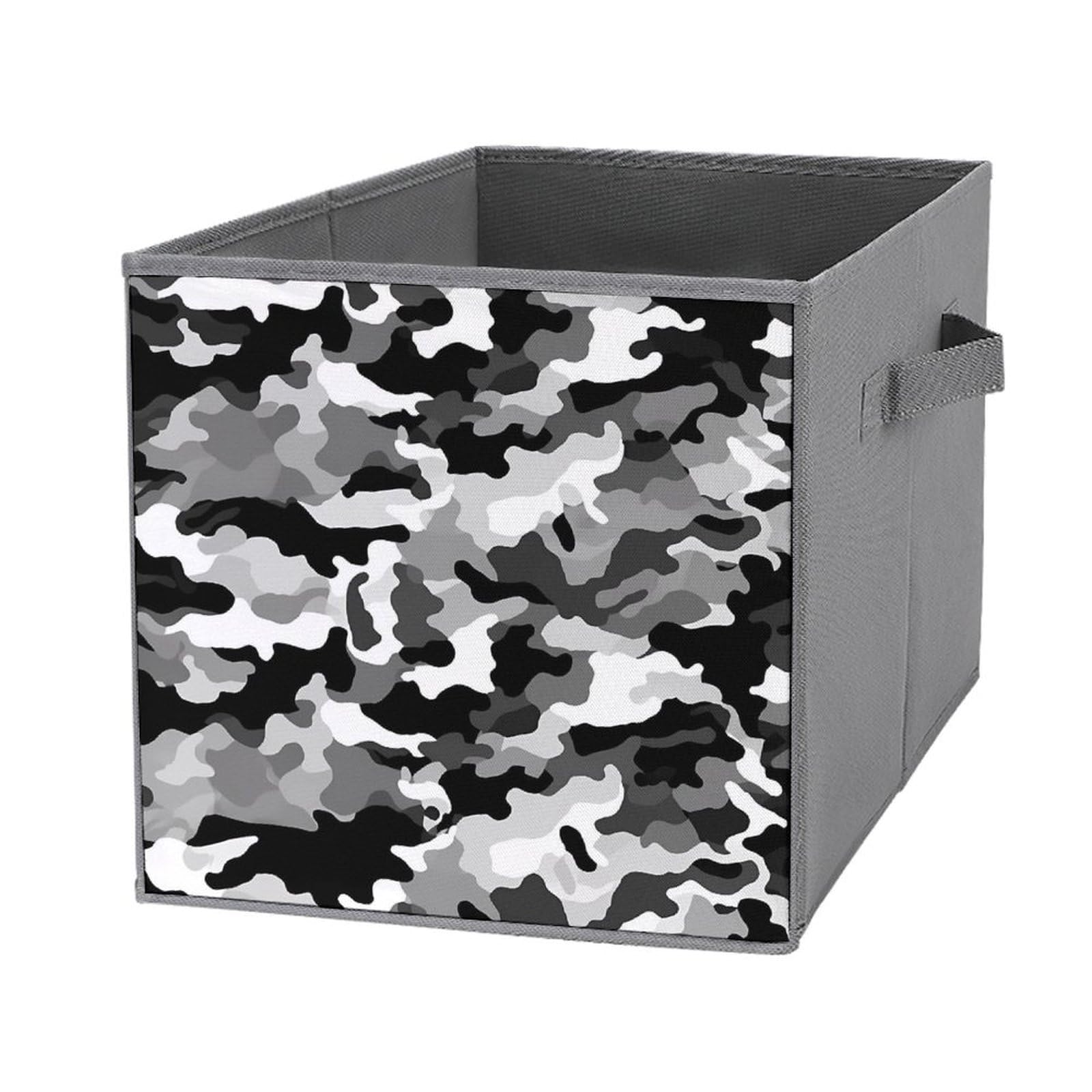 Cubes de rangement pliables imprimé camouflage pour optimiser un dressing ou une chambre