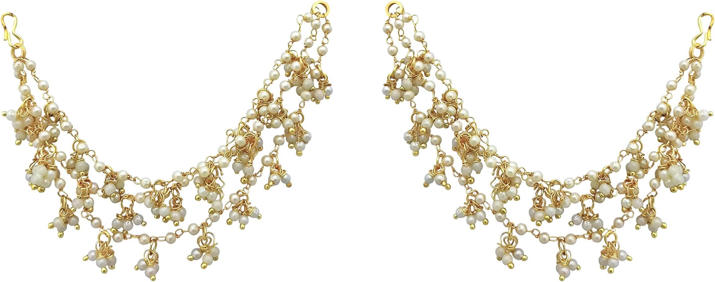 Mithya Gold Plated Drop Earrings for Women (Brown)(AAA2324_Brown)