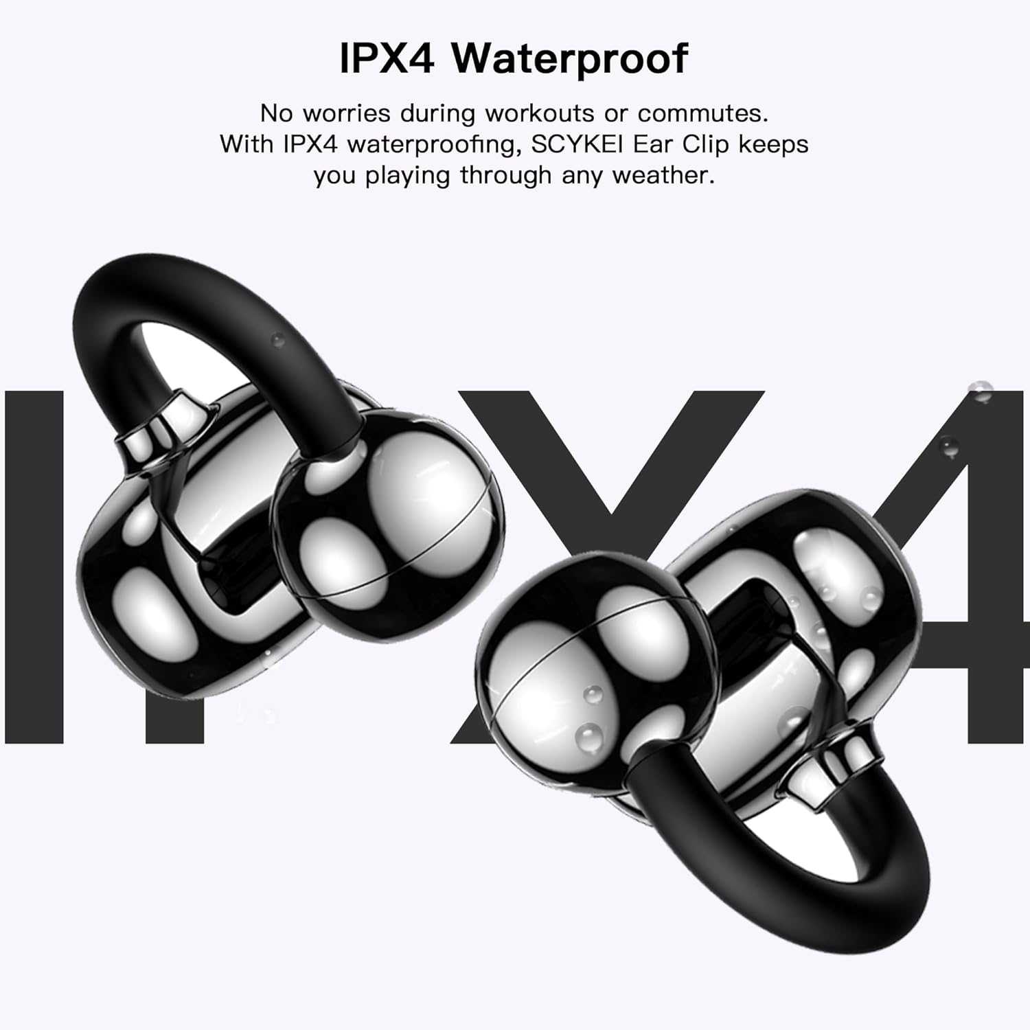 Clip on Ear Headphones OWS Hanging Earphones Ear Clip Wireless Earbuds AI Translation Earbuds Real Time,165 Language Translator Earbuds for Travel Learning Suitable for Small Ears and Eyeglass Wearers