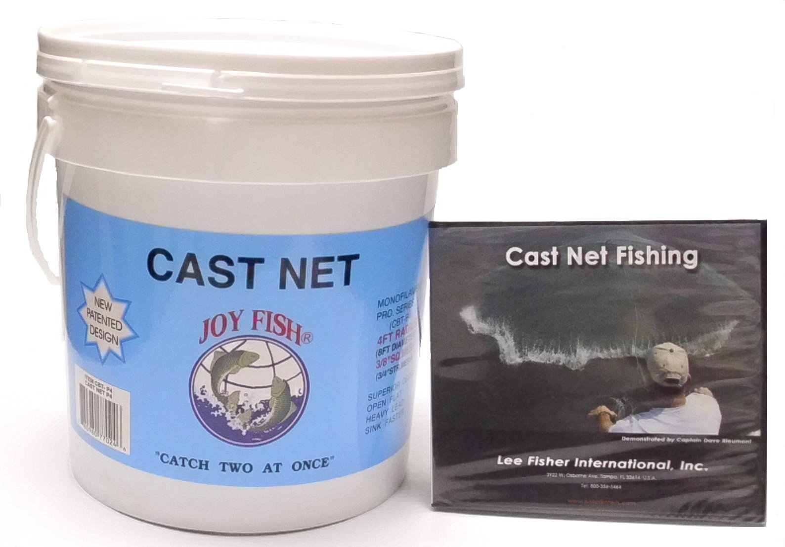 Joy Fish Professional Bait Cast Net, 3/8