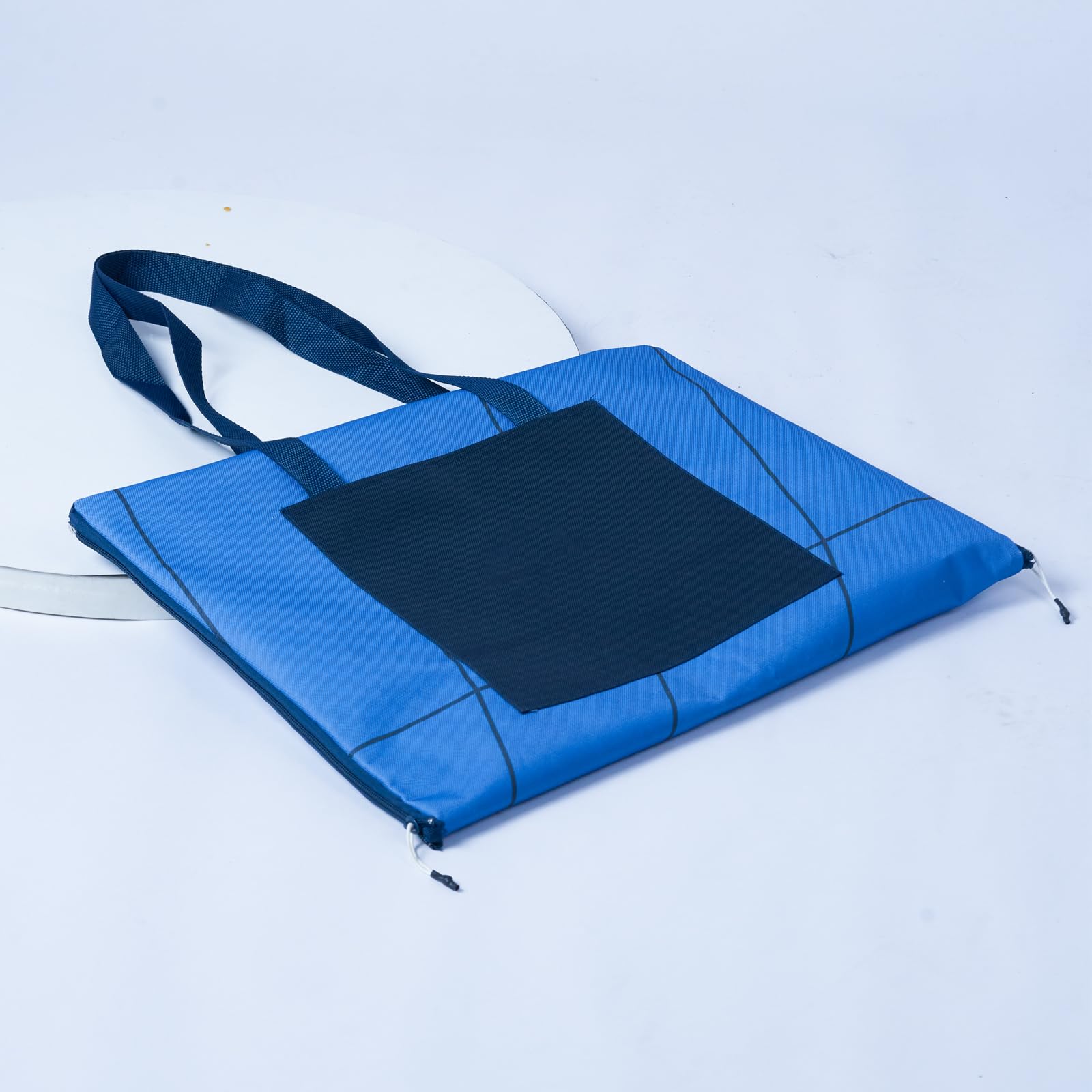 3-in-1 Picnic Blanket with Shoulder Strap – Folds into Canvas Bag with 3 Large Pockets – Waterproof Oxford Outdoor Mat 55