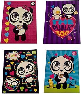 Public Zoo The 4 Folder Set ~ Happy Rainbows on Black, Craft Time, Love The Lollipop, Fun with Friends