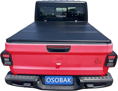 Cubierta rígida de 5 pies y 7 pulgadas para caja de camioneta Nissan Titan 2016 2017 2018 2019 2020 2021 2022 2023  Compatible con rieles