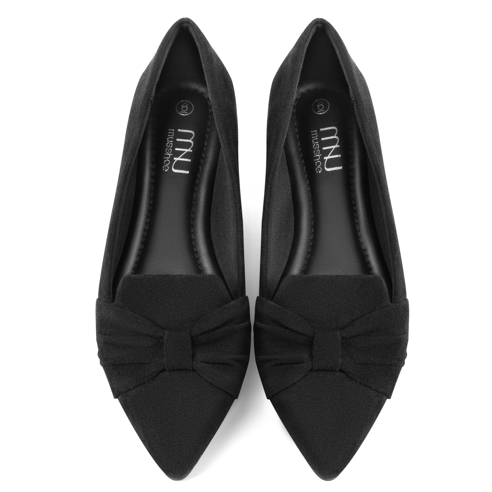 MUSSHOE Flat Shoes Women Comfortable Slip on Women's Flats Dress Shoes for Women