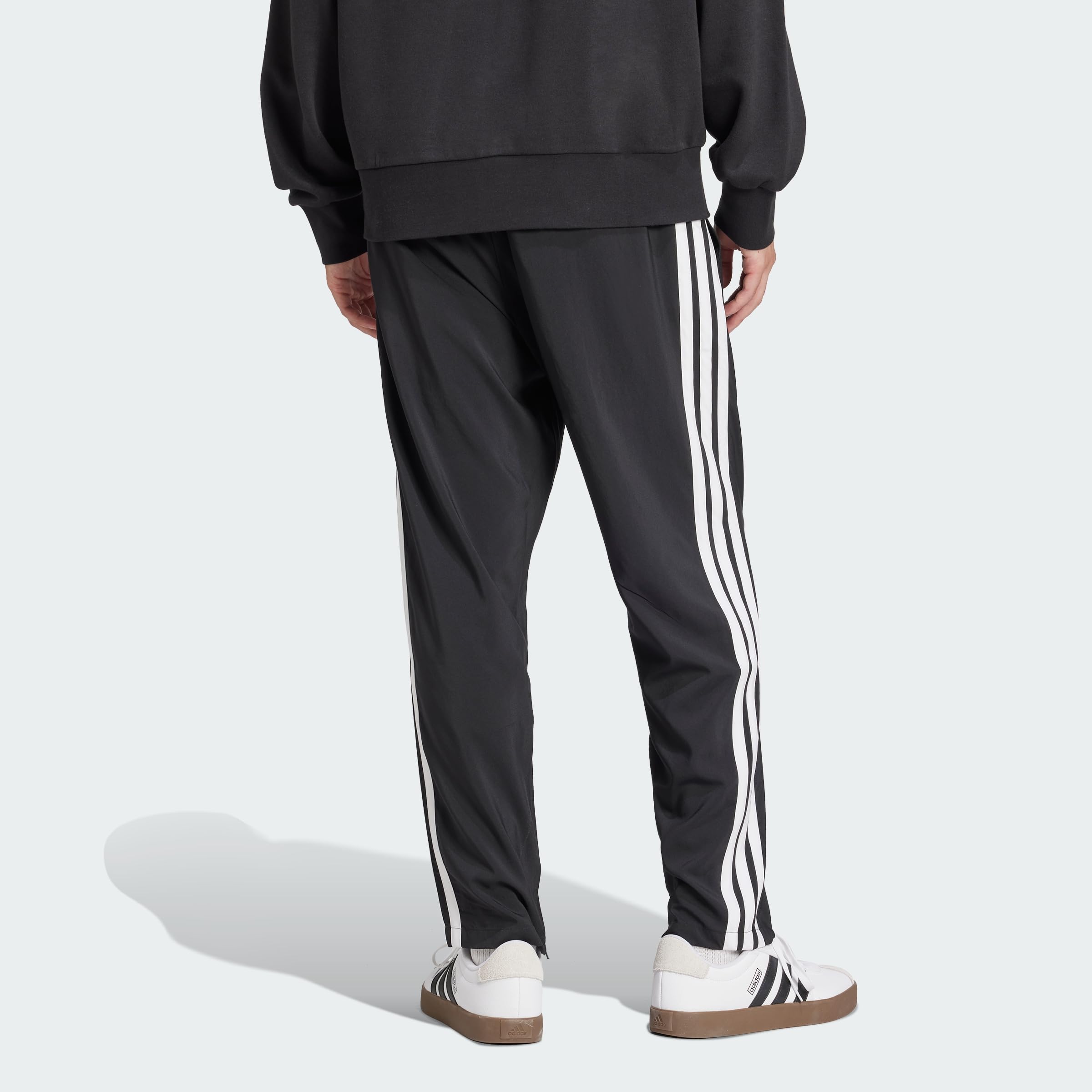 Adidas Uomo Essential Three Stripes Stanford Pant Open Hem