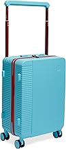 ICON - Signature Polycarbonate (PC) Hard-Sided Check in Suitcase, 65 CMS, 28 Inch, 65 litres | Ultra Lightweight & Durable | 8 Spinner Wheels | TSA Lock | Check in - Medium | Turquoise Blue