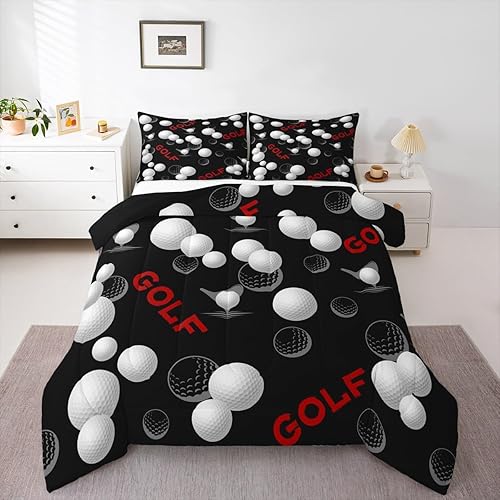 Miniatura 12 de Castle Fairy Juego de edredón de hongos, tamaño matrimonial, juego de ropa de cama de 3 piezas para decoración de habitación de niños y niñas, juego