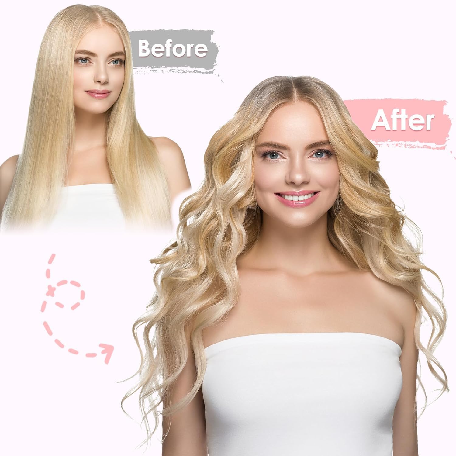 38 rodillos de pelo de tamaño jumbo con bolsa de cosméticos grande gratis, 12 clips, 2 tamaños (12 x jumbo + 12 x grande), 1 peine, rodillos rizadores de pelo ARTIRNANOG para cabello largo, medio,