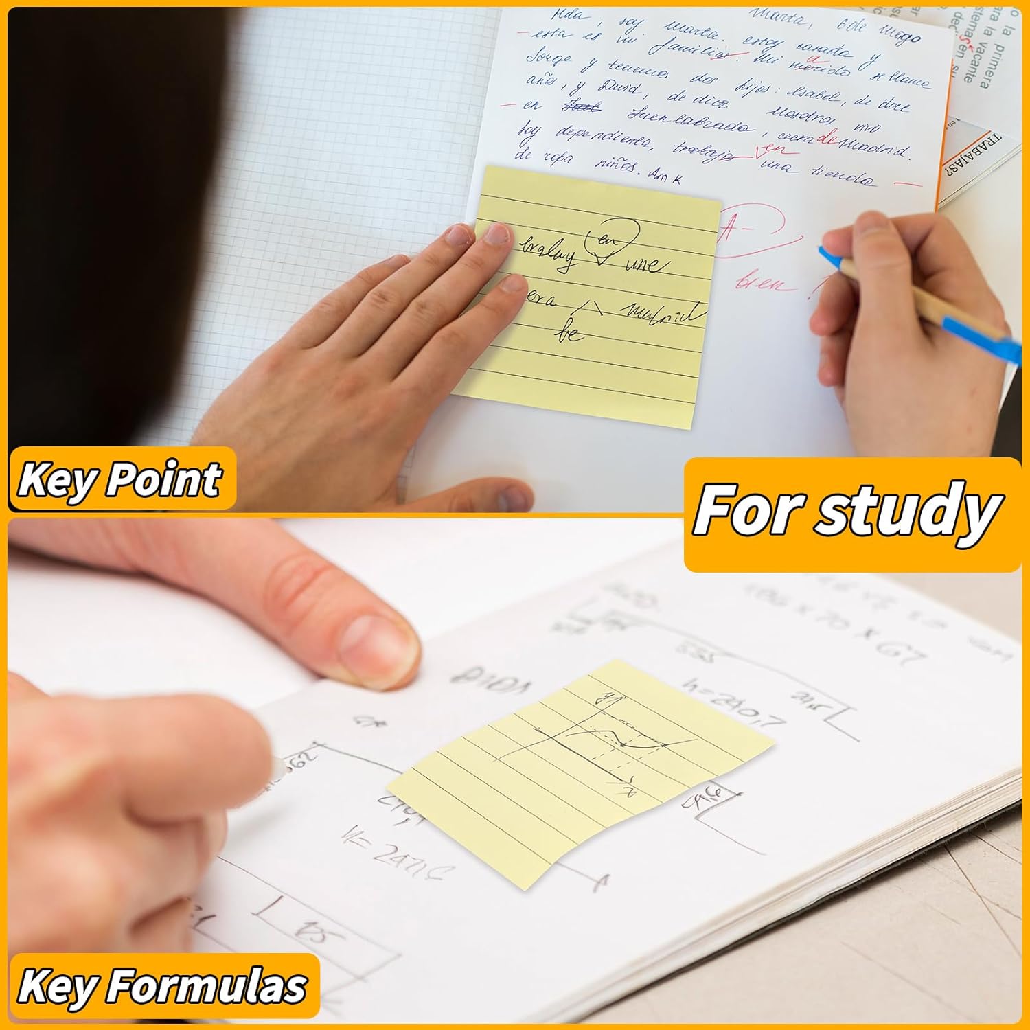 60 PCS Lined Sticky Notes 3x3In Colorful Sticky Notes 75 Sheets/Pad 12 Colors,Bright Ruled Post Stickies Multicolor Memo Note Pads for Teacher Student School Office Meeting Blank Desk Pads,4500 Sheets