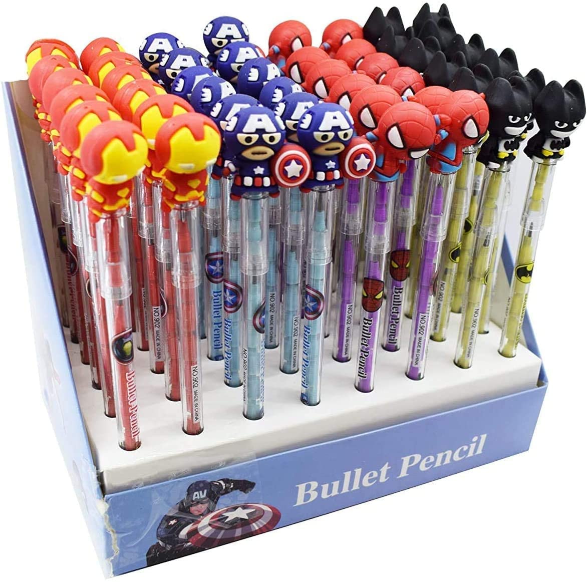 See full amazon price history chart for Prezzie Villa Pack of 12 Designer Bullet Pencils Assorted Colours Birthday Gift Return Gifts for Kids Spiderman Captain America Iron Man Batman (Avengers) Prezzie Villa Pack of 12 Designer Bullet Pencils Assorted Colours Birthday Gift Return Gifts for Kids Spiderman Captain America Iron Man Batman (Avengers) (B0B194JTHV) Amazon Price History, Amazon Price Tracker