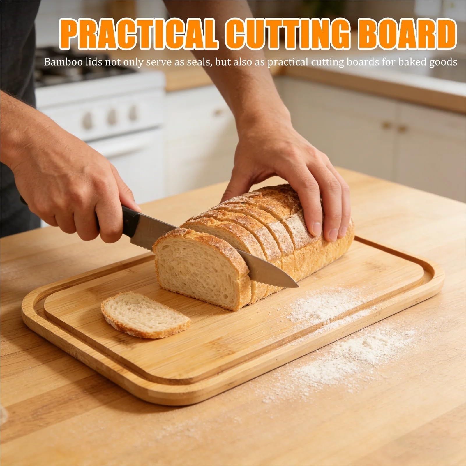Caja de pan metal con orificios ventilación Para Pan