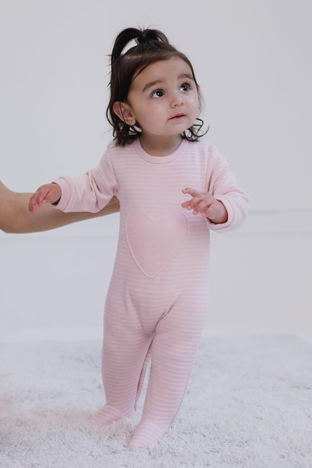 Modal Baby Girls Sleep N' Play Coverall Newborn Sizes (0-3 Months - 9 Months) - Image 3