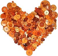 Vista 15 de 600-700 Piezas Botones Redondos de Resina Tamaños Variados para Manualidades Costura DIY Manual Pintura de Botones DIY Adorno Hecho a Mano Botones