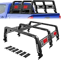 POFENZE 22.5" Heavy Duty Truck Bed Rack - 900LB Clamp-On Steel Cargo Rack for F-150, Silverado 1500, Ram, Tundra, Gladiator JT No-Drill Install