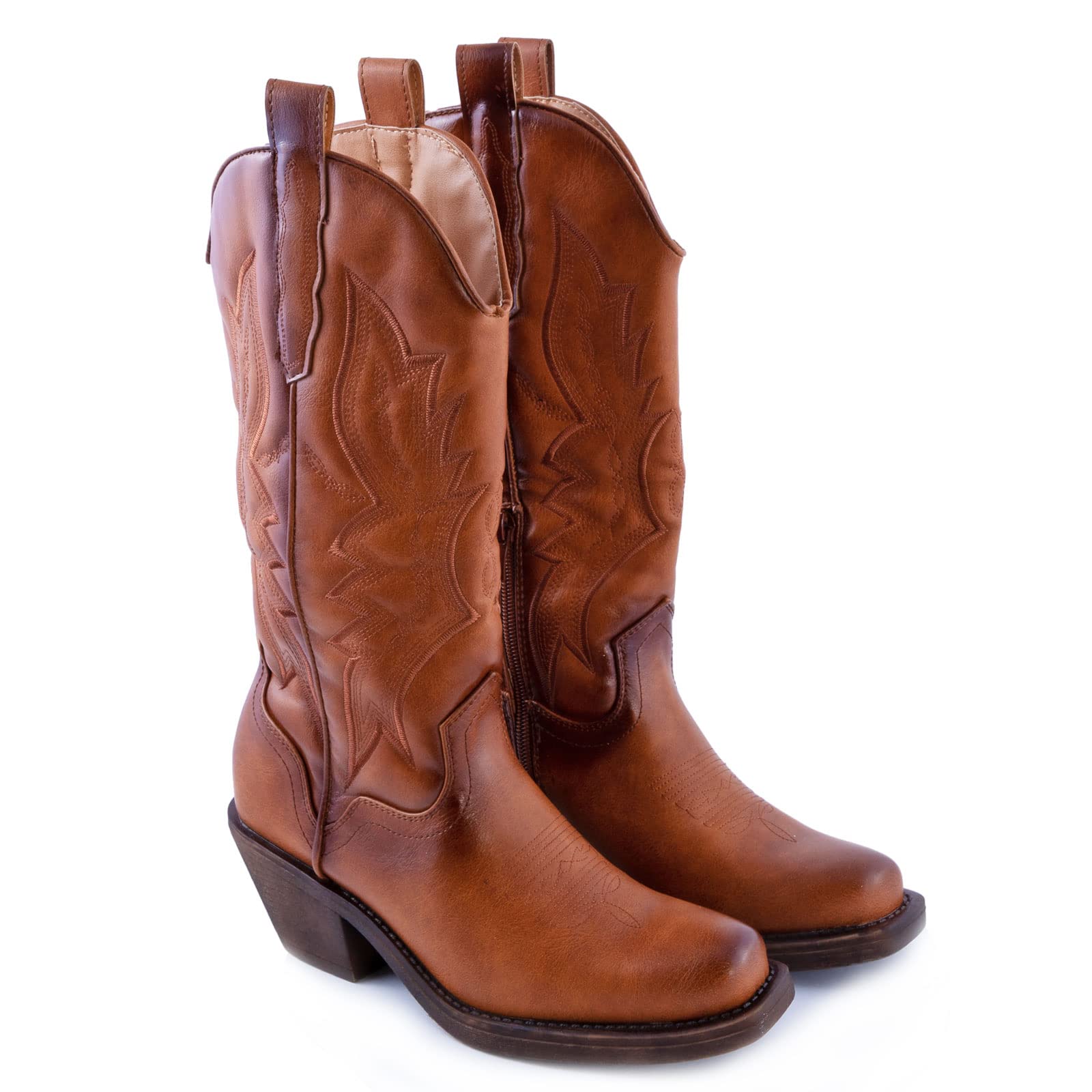 Toocool Damen Stiefel Texani Cowboy Western Camperos Schuhe Boots YG886