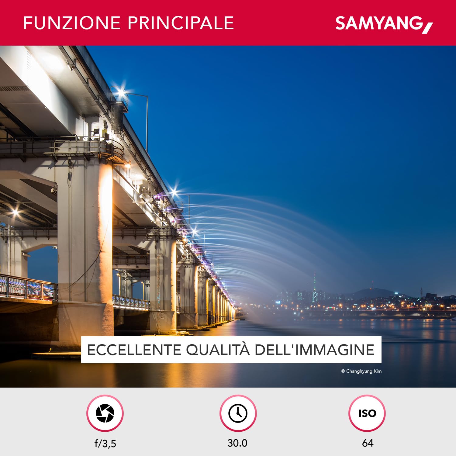 Samyang MF 24 mm F3,5 T/S per Sony E – Tilt Shift pieno & APS-C, messa a fuoco manuale, distanza focale fissa per fotocamera Sony con supporto E Mount, alloggiamento in alluminio