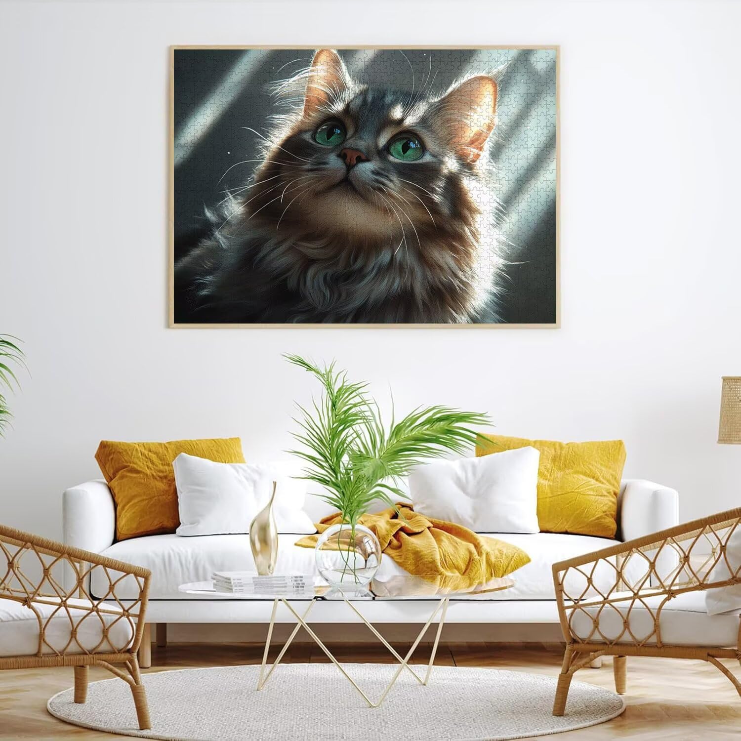 5000 sztuk puzzli dla dorosłych, gry rodzinne, kot zwierzę, n-496