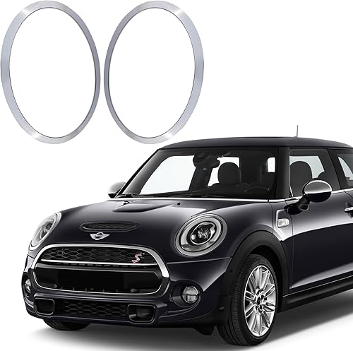 Miniatura 2 de Anillo embellecedor para faros delanteros, bisel para lado del conductor, compatible con Mini Cooper F55 F56 F57 2014-2021, sustituye a 51137300631