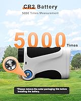 Vista 7 de Buscador de rangos de golf de 650 yardas, pantalla de alta claridad, aumento de 6X, precisión de 0.5 yardas, buscador de pines fácil de usar simple