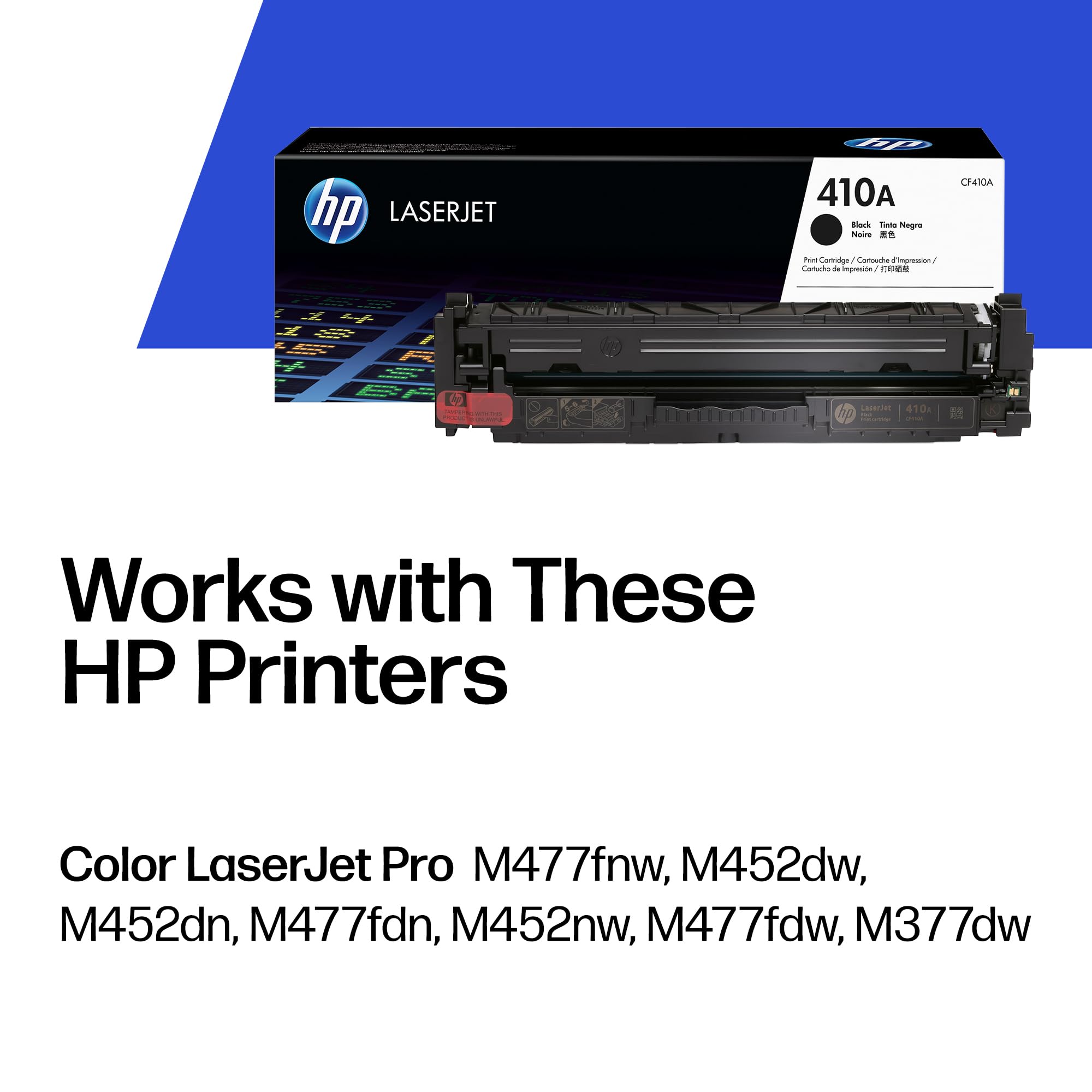 HP 410A (CF410A) Original Toner Schwarz für HP LaserJet Pro M452/M477