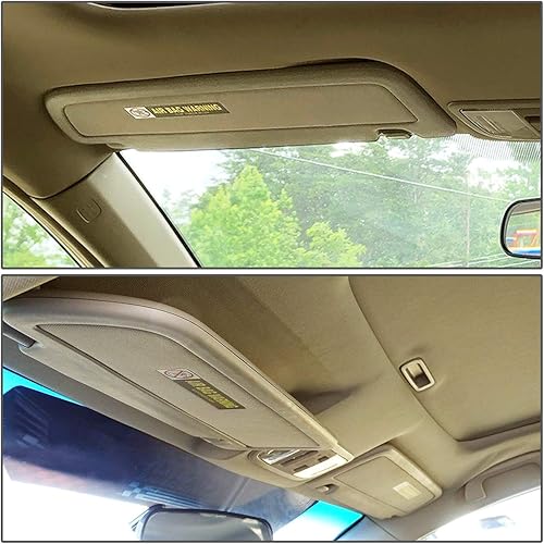 Miniatura 6 de Auto Dynasty Parasol para interior del conductor izquierdo de color beige, estilo OE compatible con Honda Civic 06-11