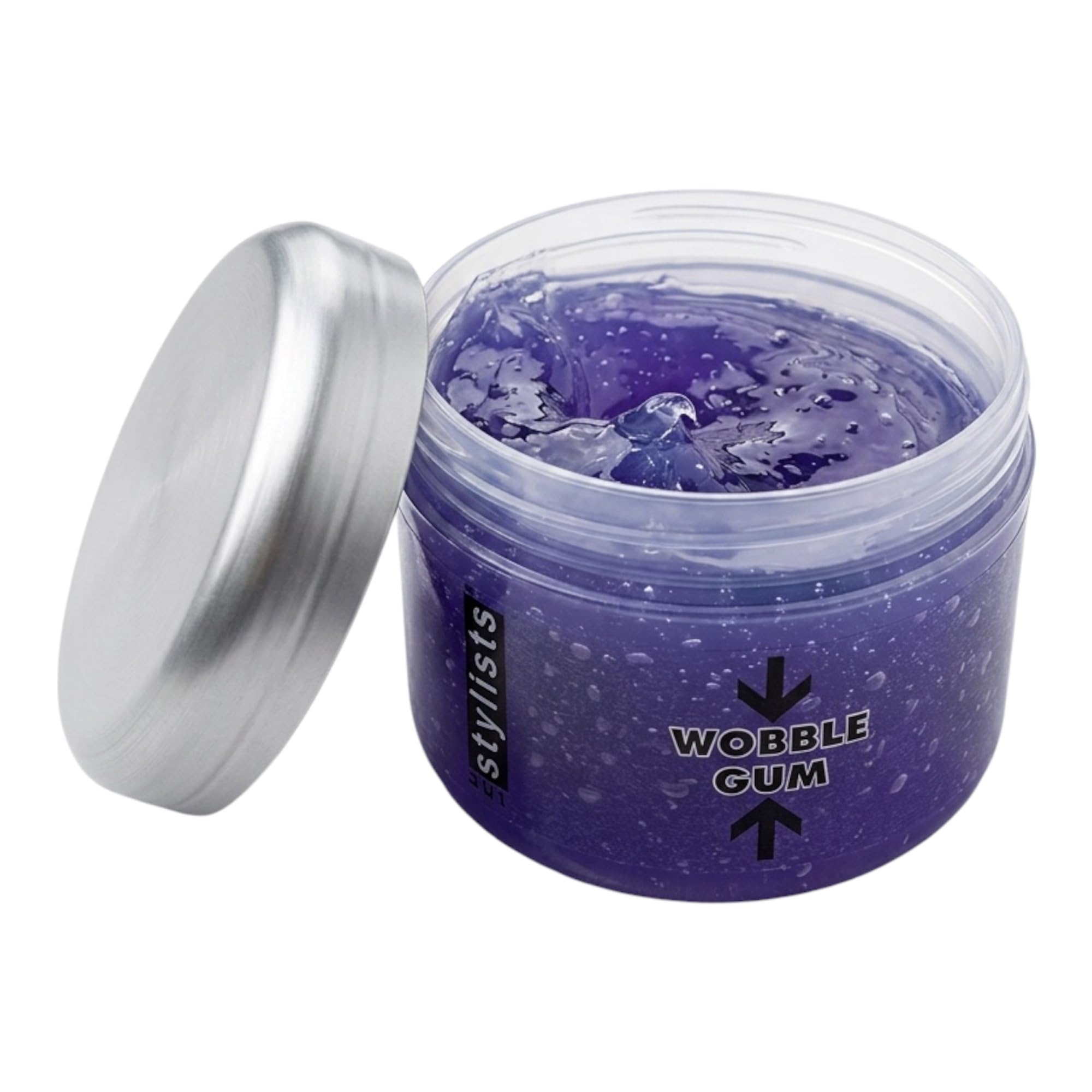 The Stylists Wobble Gum Styling Gel 1 L – Haargel für starken Halt, Volumen & Definition, Styling Gel mit UV-Schutz Made in Germany