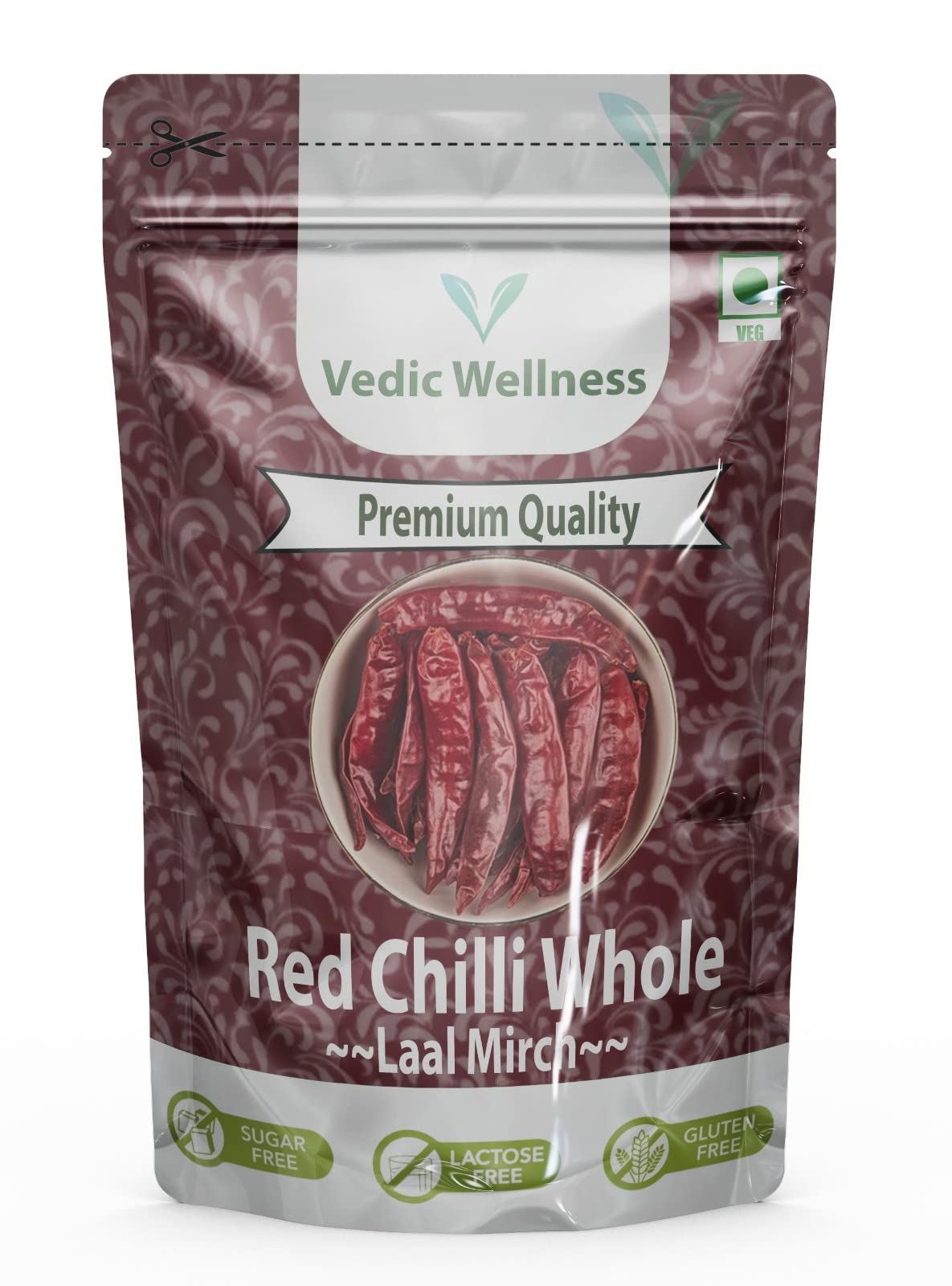 Vedic Wellness Vedic Wellness Kashmiri Red Chilli Whole Sabut Laal Mirch (200 G) (B0C2YVXDNF) Amazon Price History, Amazon Price Tracker