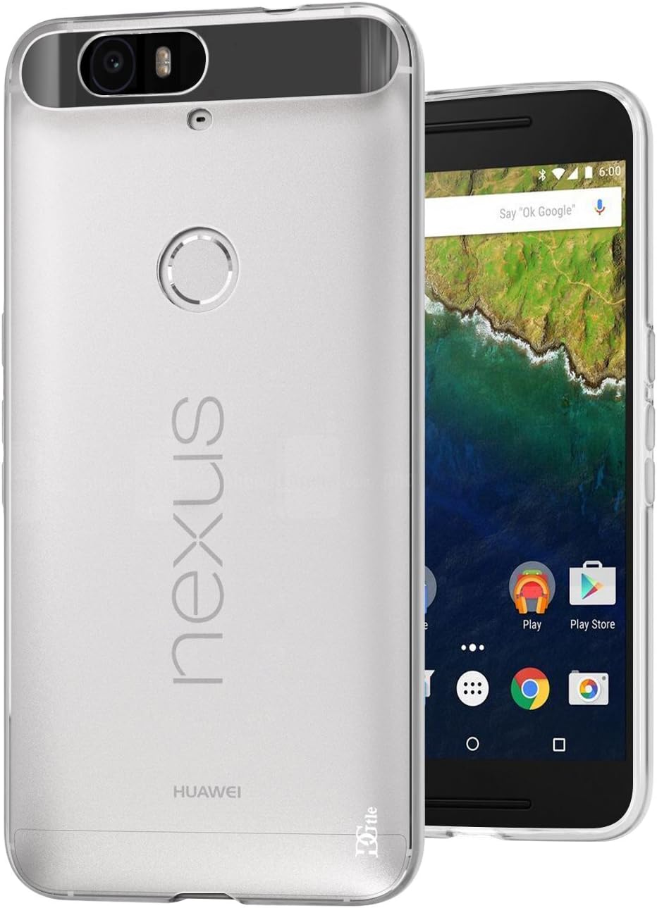 Nexus 6P Case, DGtle Anti-Scratches TPU Gel Premium Slim Flexible Soft Bumper Rubber Protective Case Cover for Huawei Google Nexus 6P (2015) (Clear)