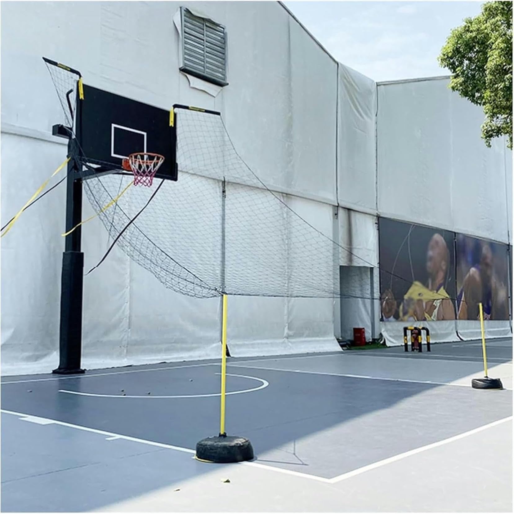 Rétracteur de basket réglable à 90° pour ne plus perdre de temps à ramasser les ballons