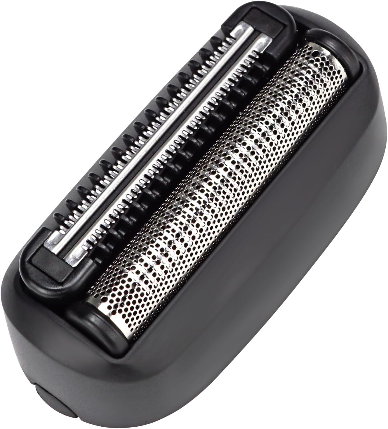 VIKICONOn The Go Shaver Replacement Blade - Dual Floating Foil & Comb Blades for Portable Men's Travel Shaver, Waterproof Compact Face Shaver (1-Pack)