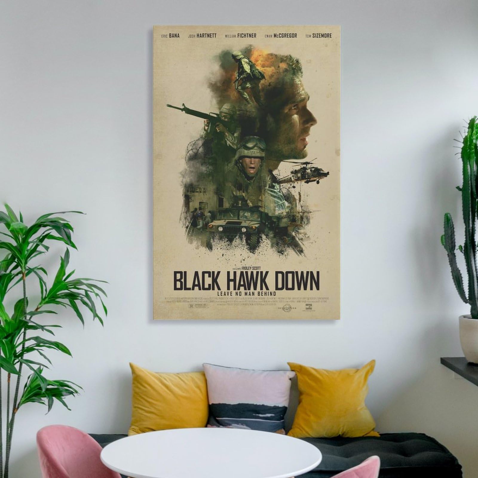 Amazon.co.jp: ブラックホークダウン戦争映画ポスター Black Hawk Down
