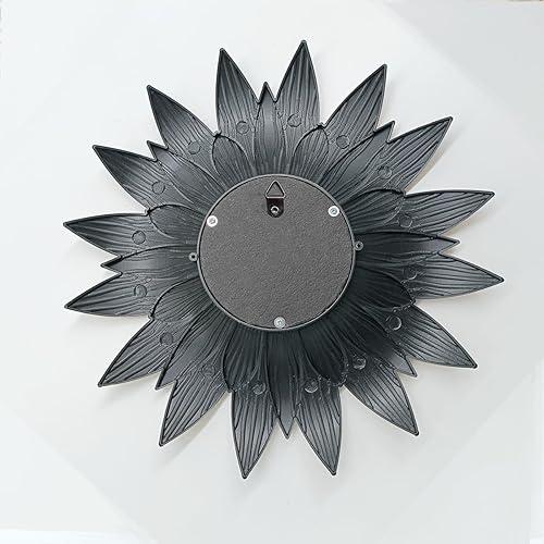 Miniatura 6 de Espejos retro dorados para pared, paquete de 1. Espejos redondos. Forma de girasol. Espejos decorativos. Espejos de pared para decoración del hogar.