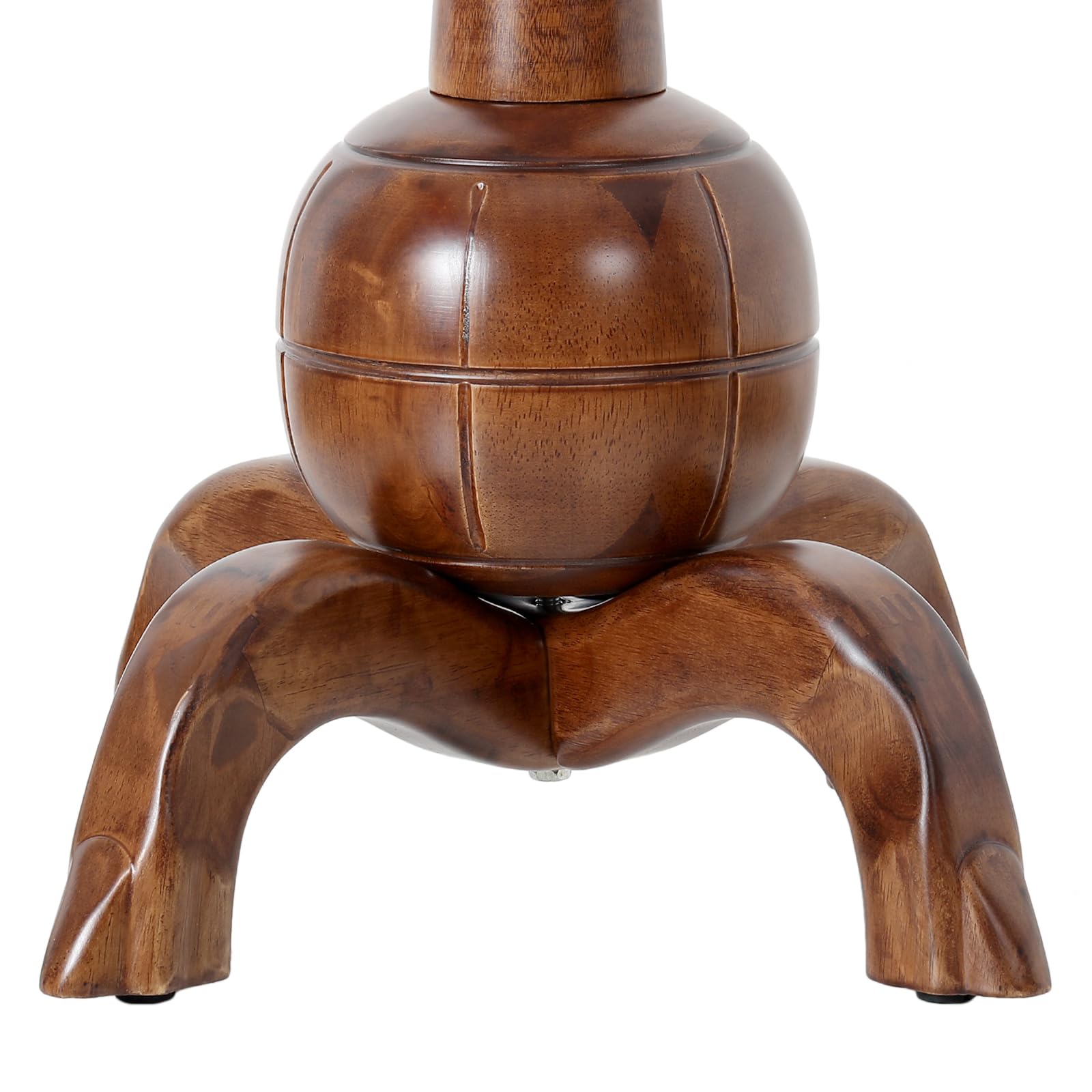 Bekrvio Porte Manteau sur Pied 180cm en Bois Massif 180cm, Brun Noyer | 8 Crochets Robustes, Bois D'hévéa Massif Premium, Base Large et Stable de 50 cm, Design Arbre Ingénieux et Fonctionnel