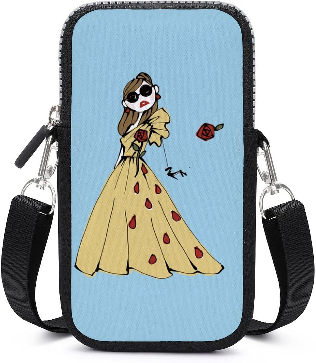 Daichi Miura ディズニー ショルダーバッグ 小さめ 軽量 スマホポーチ 肩ひも 取り外せる 散歩 旅行 お出かけ ガジェットポーチ