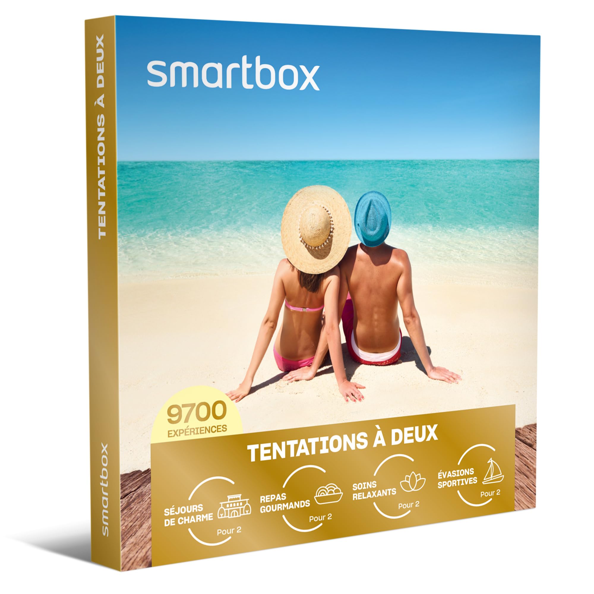 Smartbox - Coffret Cadeau - Tentations à Deux - 1 activité Romantique pour 2 Personnes