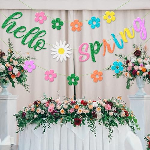 Miniatura 6 de Cartel de Hello Summer, colorido cartel de girasol de verano con purpurina, guirnalda de paletas de helado de Hello Summer, fiesta de verano,