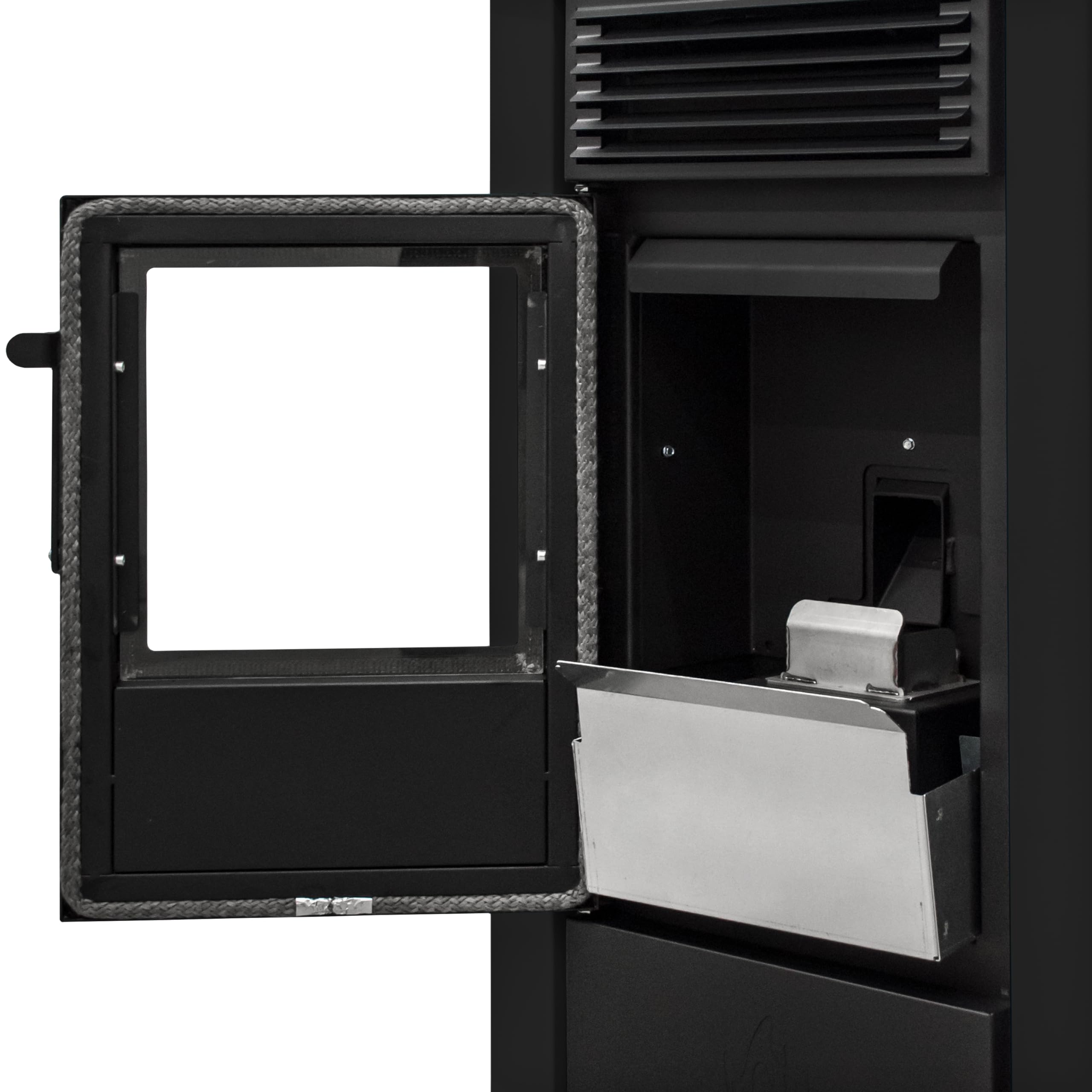STUFE A PELLET ITALIA Alaska 9 kW WiFi 5 Gwiazdki - Piec Powietrzny Wentylowany Skuteczność 92% Ogrzewa 80 m² Autonomia 20H Certyfikat 5 Gwiazdek Kontrola WiFi Programowalna 5 Moców 24-miesięczna