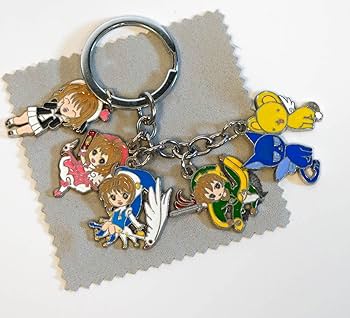 カードキャプターさくら　ロット　キーホルダー Qoo10] カードキャプターさくらキーホルダー6ペン