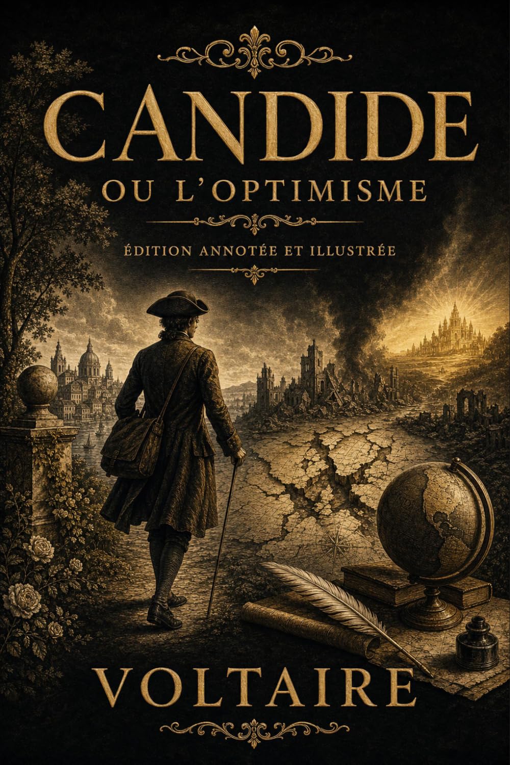 Candide ou l'Optimisme (Édition annotée et illustrée): Introduction, guide de lecture, 30 notes et 12 illustrations originales