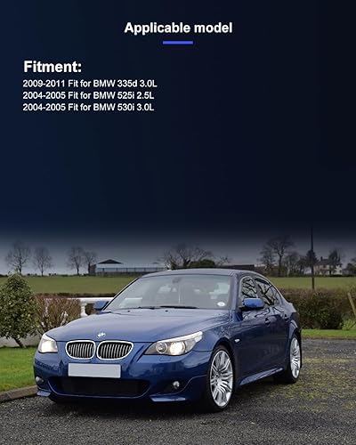 Miniatura 60 de ECCPP Compresor de CA 2001-2006 apto para Hyundai Santa Fe 2.7L Compresor de CA de enfriamiento rápido con embrague