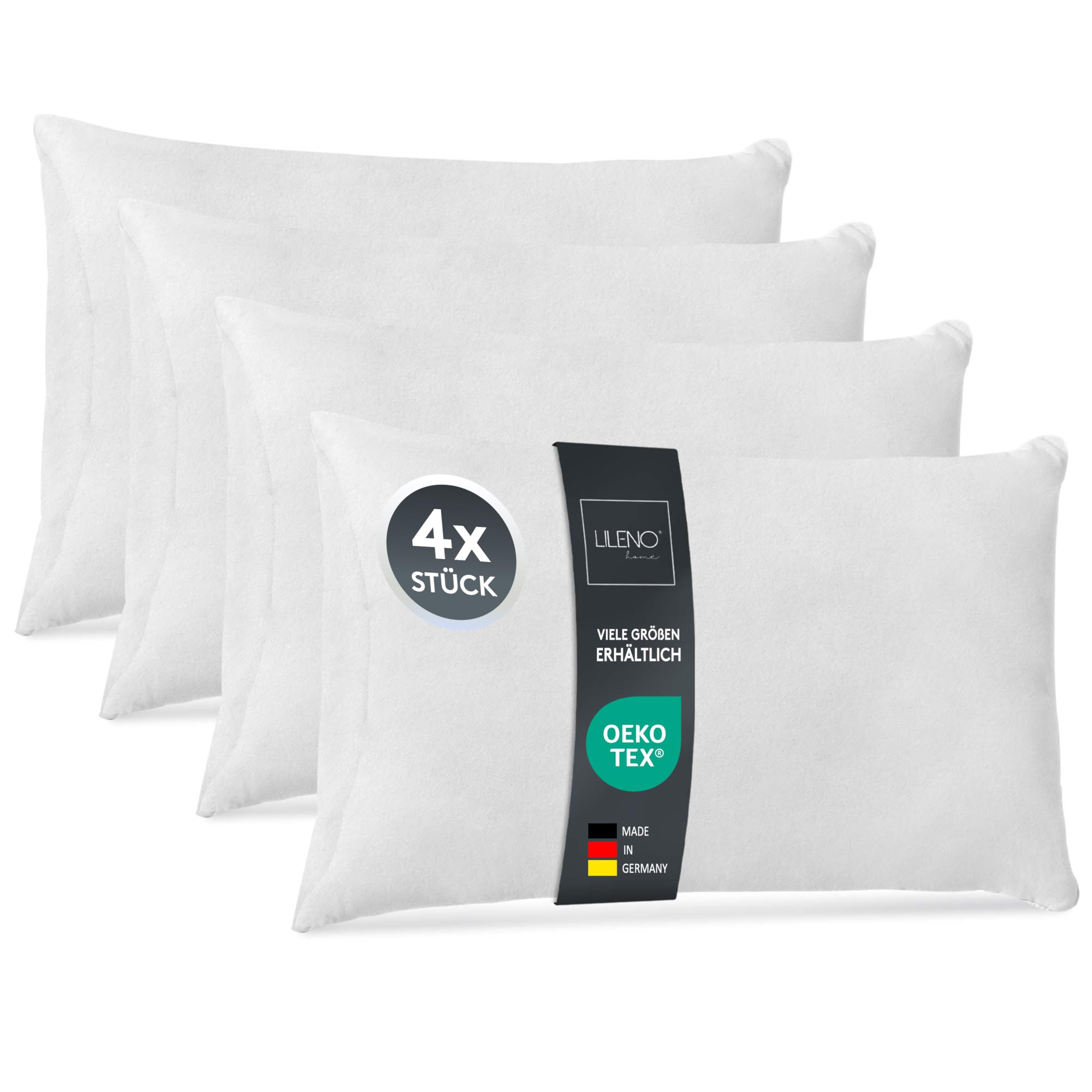 LILENO HOME Set van 1 kussen vulling 50x70 cm - Binnenkussen wasbaar op 40°C geschikt voor mensen met allergieën - Polyester kussen voor bank, sofa, cocktail, en hoofdkussen LILENO HOME Set van 1 kussen vulling 50x70 cm - Binnenkussen wasbaar op 40°C geschikt voor mensen met allergieën - Polyester kussen voor bank, sofa, cocktail, en hoofdkussen