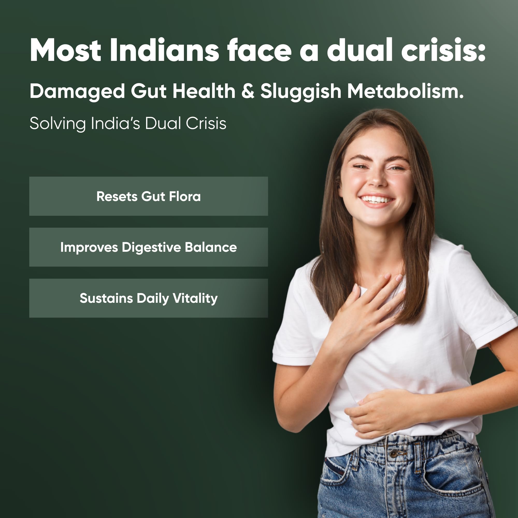 The Tramsformation Bundle | Pre+Post+Probiotics + Metabolic Balance ACV Gummies | 3-in-1 Biotics with Ginger & Fennel Seeds | Apple Cider Vinegar 500mg + Inulin 500mg + Garcinia Cambogia 250 mg | Vegan | No Added Sugar | (30+30) — Amazon image 2