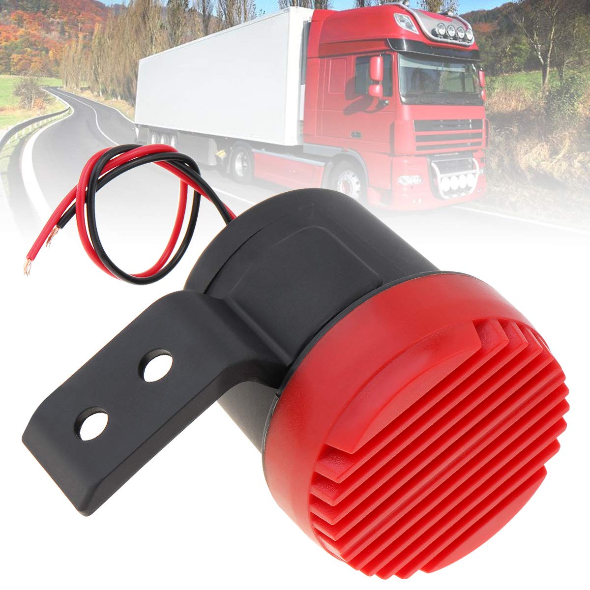Bocina de Marcha Atrás, Alarma de Respaldo del Automóvil, 12-24V 105dB de Respaldo Reverso de la Alarma de Respaldo de la Cementera Auto Respaldo de la Bocina