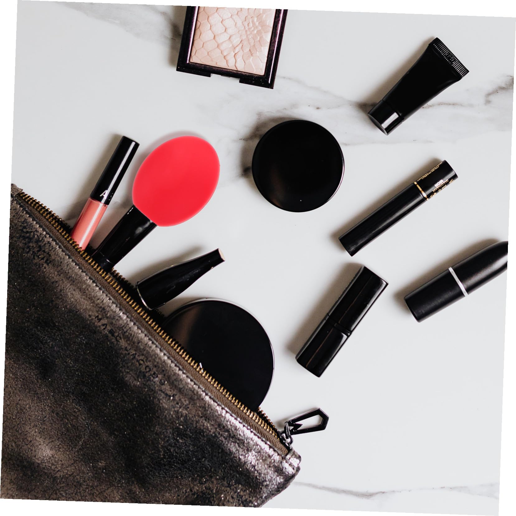 Fundas de Silicona Forma Brochas para Brochas de Maquillaje 9 Piezas Protector Polvo para Mantener Limpias Adecuado para Uso Profesional y Diario