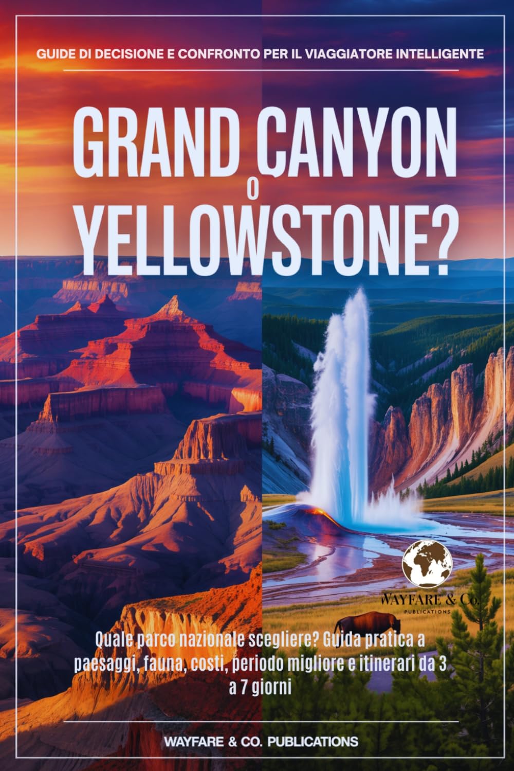 Grand Canyon o Yellowstone?: Quale parco nazionale scegliere? Guida pratica a paesaggi, fauna, costi, periodo migliore e itinerari da 3 a 7 giorni (Le ... e confronti di viaggio (Italian Editions))